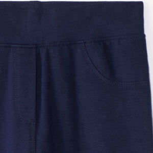 Jegging en molleton uni fille 