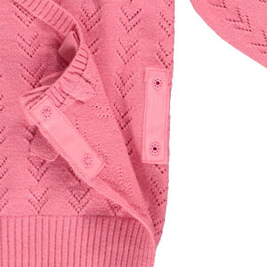Gilet cache-coeur en tricot pour fille 