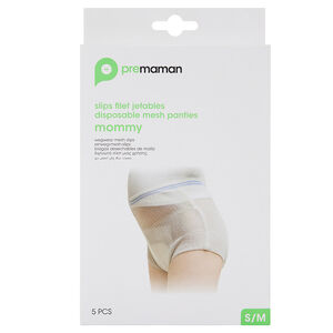 Lot de 5 slips jetables extensibles Taille S/M 