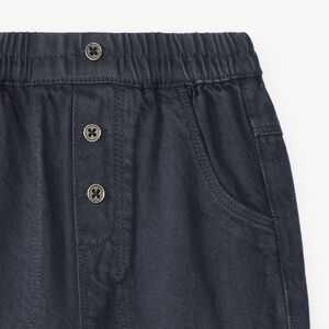 Pantalon bébé garçon coupe ballon uni 