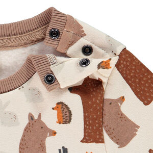 Sweat en molleton à animaux printés pour bébé garçon 