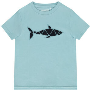 T-shirt manches courtes avec broderie effet bouclé fantaisie pour garçon 