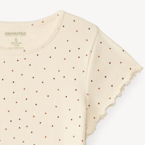 T-shirt fille manches courtes imprimé fantaisie 