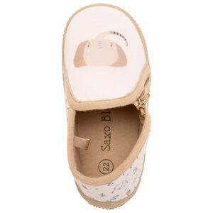 Chaussons bottillons zippés print éléphant pour bébé garçon 