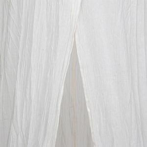 Ciel de lit en gaze de coton Blanc 