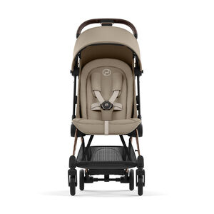 Poussette ultra-compacte Coya rosegold/cozy beige 