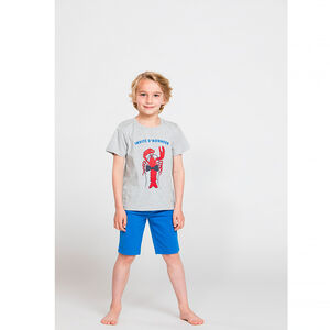 Pyjama en jersey print homard et message 