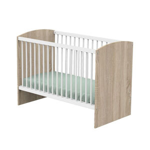 Lit bébé 60 x 120 cm Access - Bois/Blanc 