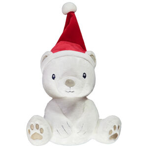Ourson en peluche avec bonnet de Noël 