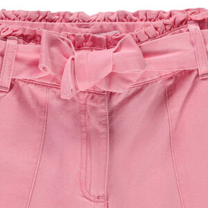 Short paperbag avec ceinture à nouer pour fille 