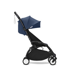 Poussette Stokke® YOYO³ à partir de 6 mois - cadre noir/bleu Air France 