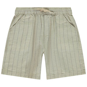 Bermuda rayé en toile pour garçon 