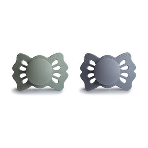 Lot de 2 sucettes silicone T1 Lucky sage/great gray 