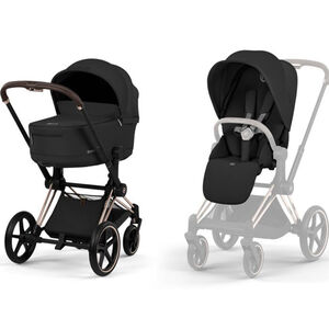 Poussette Duo Priam 2026 Rose Gold-Sepia Black 