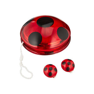 Kit Yoyo et boucle d'oreilles Lady Bug Miraculous  