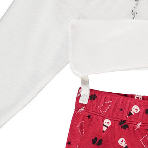 Pyjama 2 pièces en velours esprit Noël pour bébé garçon 