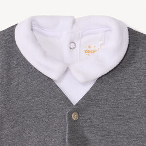 Dors-bien effet smoking 2 en 1 + nœud papillon pour bébé garçon 