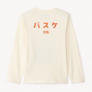 T-shirt manches longues print manga et basketball pour garçon 