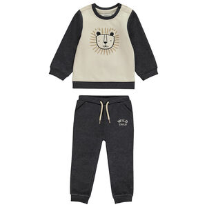 Ensemble jogging motif lion pour bébé garçon 