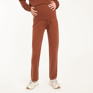 Pantalon de jogging droit de grossesse avec bandeau haut 