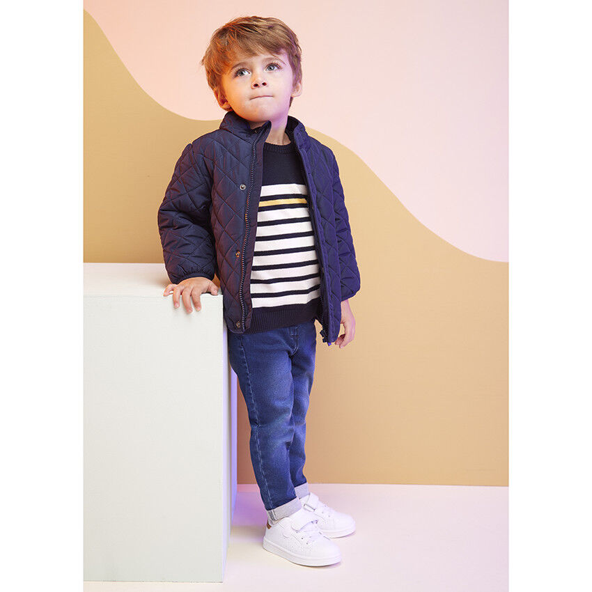 Blouson cuir sales bebe garcon