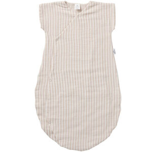 Gigoteuse sans manches d'été - gaze écru/galet - Soft Stripes - 0-6mois 
