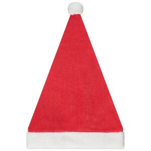 Bonnet de Père Noël en velours pour bébé 