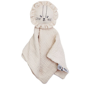 Doudou mousseline Lion Tam Tam Sable 34x34cm 