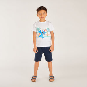 T-shirt manches courtes print Stitch Disney pour garçon 