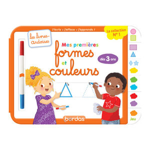 Livre ardoise Mes premières formes et couleurs 