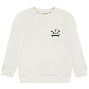 Sweat en molleton fantaisie motifs skate pour garçon 