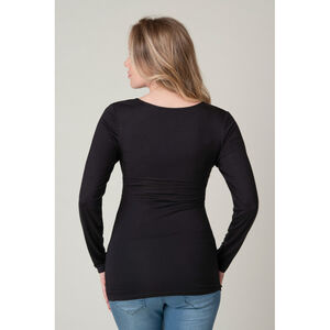 T-shirt manches longues de grossesse et d'allaitement 