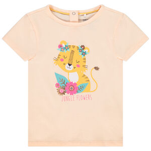 T-shirt manches courtes avec visuel Jungle 