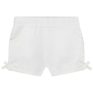 Short en broderie anglaise pour bébé fille 