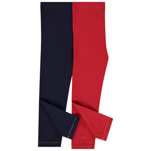 Lot de 2 caleçons longs unis pour bébé fille 