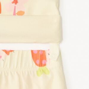 Set de pyjama 2 pièces t-shirt + short imprimé coccinelle pour bébé fille 
