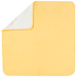 Couverture en velours à revers imprimé pois 80 x 80 cm 