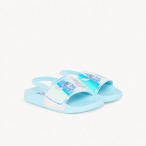 Claquettes iridescentes Stitch & Angel Disney pour fille - avec lanière selon la pointure 