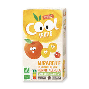 Gourde sucrée Cool Fruits mirabelle et pomme 90 g 