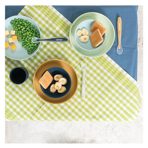 Set de 4 pièces Vaisselle en silicone - Gris 