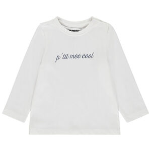 T-shirt manches longues print message pour bébé garçon 