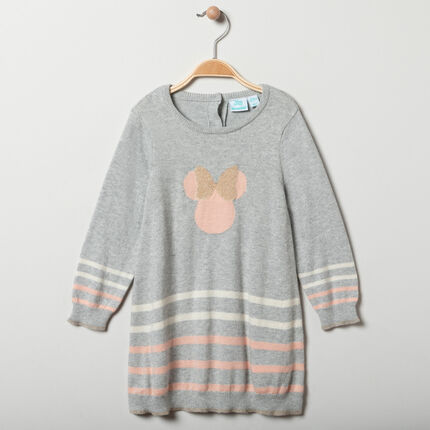 Robe Manches Longues En Tricot Motif Minnie Disney Pour Bebe Fille Orchestra Fr