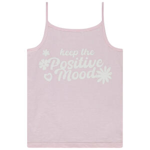 Débardeur en jersey slub print fantaisie pour fille 