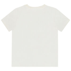 T-shirt manches courtes brodé effet mosaïque garçon 