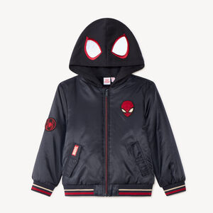Blouson garçon coupe teddy à capuche Spider-Man Marvel 