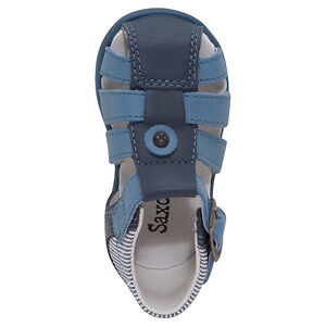 Nu-pieds en cuir avec boucle réglable 