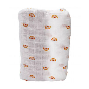Lot de 2 draps housses en coton organique pour lit bébé Sunlight 