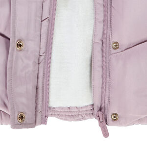 Doudoune sans manches avec capuche pour fille 