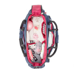 Sac à langer Boho - Bleu foncé 