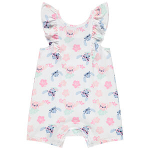 Combinaison courte Stitch Disney pour bébé fille  